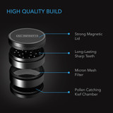 3-Chamber spice grinder - imagen 3