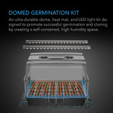Heavy-Duty Humidity Dome 5x8 Kit with LED Lighting and Heating Mat AC Infinity - imagen 3