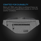 Smell proof belt bag, with 900D nylon fabric and carbon filter lining AC Infinity - imagen 6