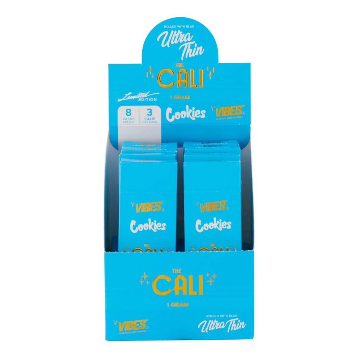 VIBES x COOKIES The Cali Cones Ultra Thin 1 g Pack De 3 (8 uds/display)