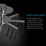 Bud Bowl Trimmer,Twist Spin Cut with Clear Visibility Dome, 19-Inch AC Infinity - imagen 4