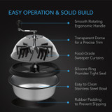 Bud Bowl Trimmer,Twist Spin Cut with Clear Visibility Dome, 19-Inch AC Infinity - imagen 5