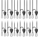 Heavy-Duty Adjustable Rope Clip Hanger, Six Pairs AC Infinity