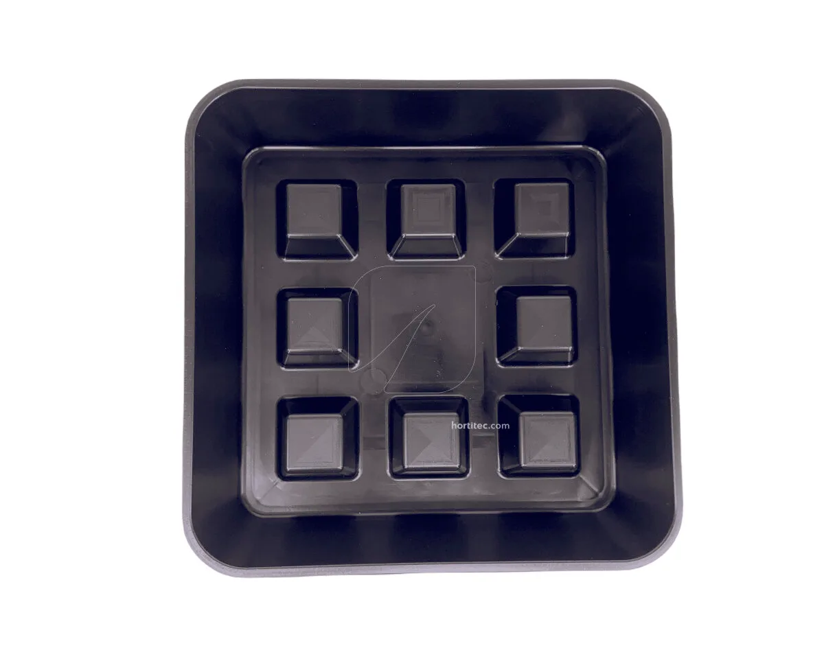 Plato cuadrado elevado 50 uds - Varios