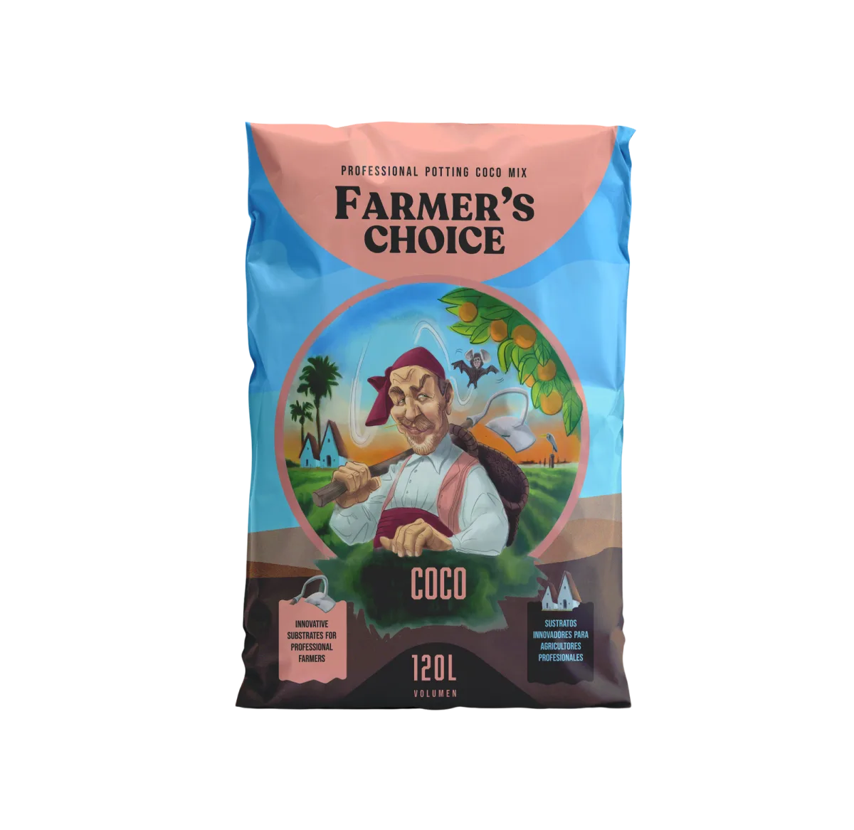 Sustrato Coco 120 L Farmer's Choice - FARMER'S CHOICE