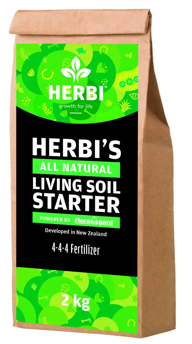 Herbi's Living Soil Starter 4-4-4 1 Kg Floragard - FLORAGARD
