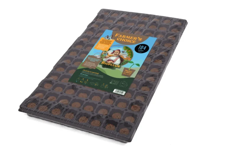 Bandeja Bioplugs Dry 77 alv (40 x 38 x 48 mm) Farmer´s Choice - FARMER'S CHOICE