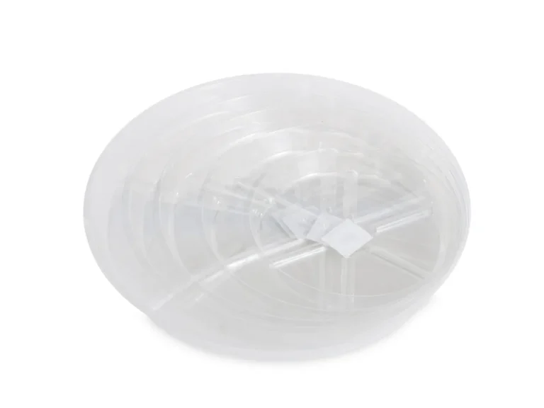 Plato redondo plástico transparente (20 cm) VDL - VDL