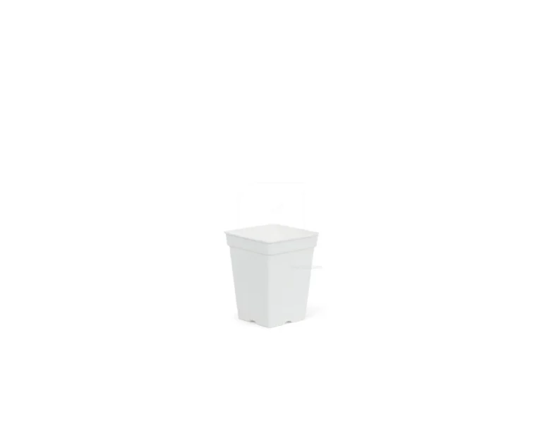 Maceta cuadrada blanca (15 x 15 x 20 cm) (35 u) (3 L) - Varios