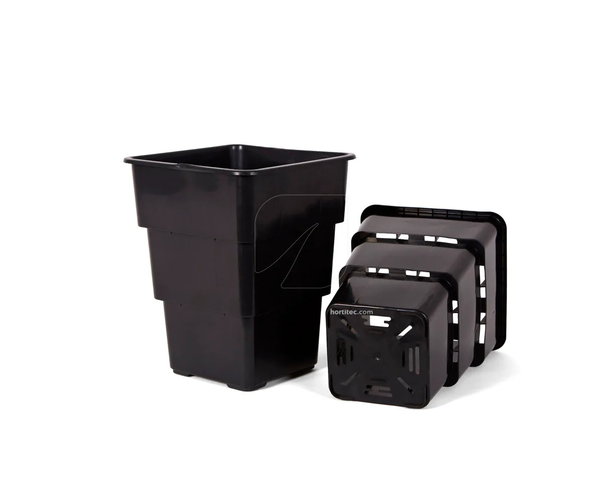 Maceta Air Max negra (20 x 20 x 27 cm) (7 L) - Air Max