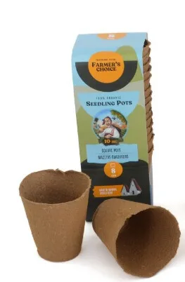 Seedling pot redonda 6cm (24 u) Farmer´s Choice - FARMER'S CHOICE