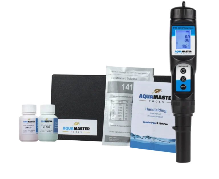 Combo pen P160 Pro (pH, EC, TDS, PPM, Temp) - AQUAMASTER