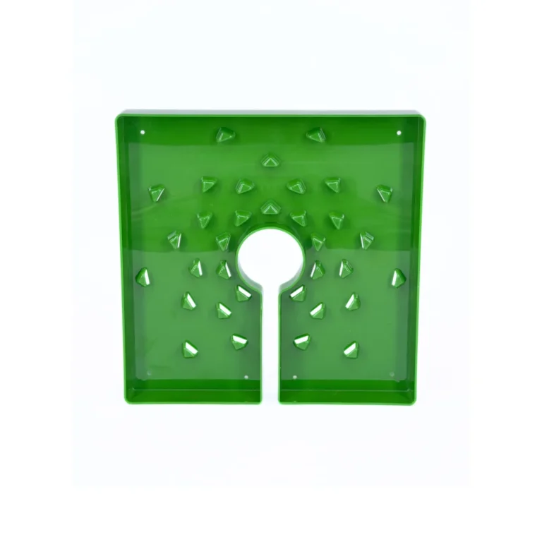 Tapa de maceta cuadrada verde 15 cm - VDL