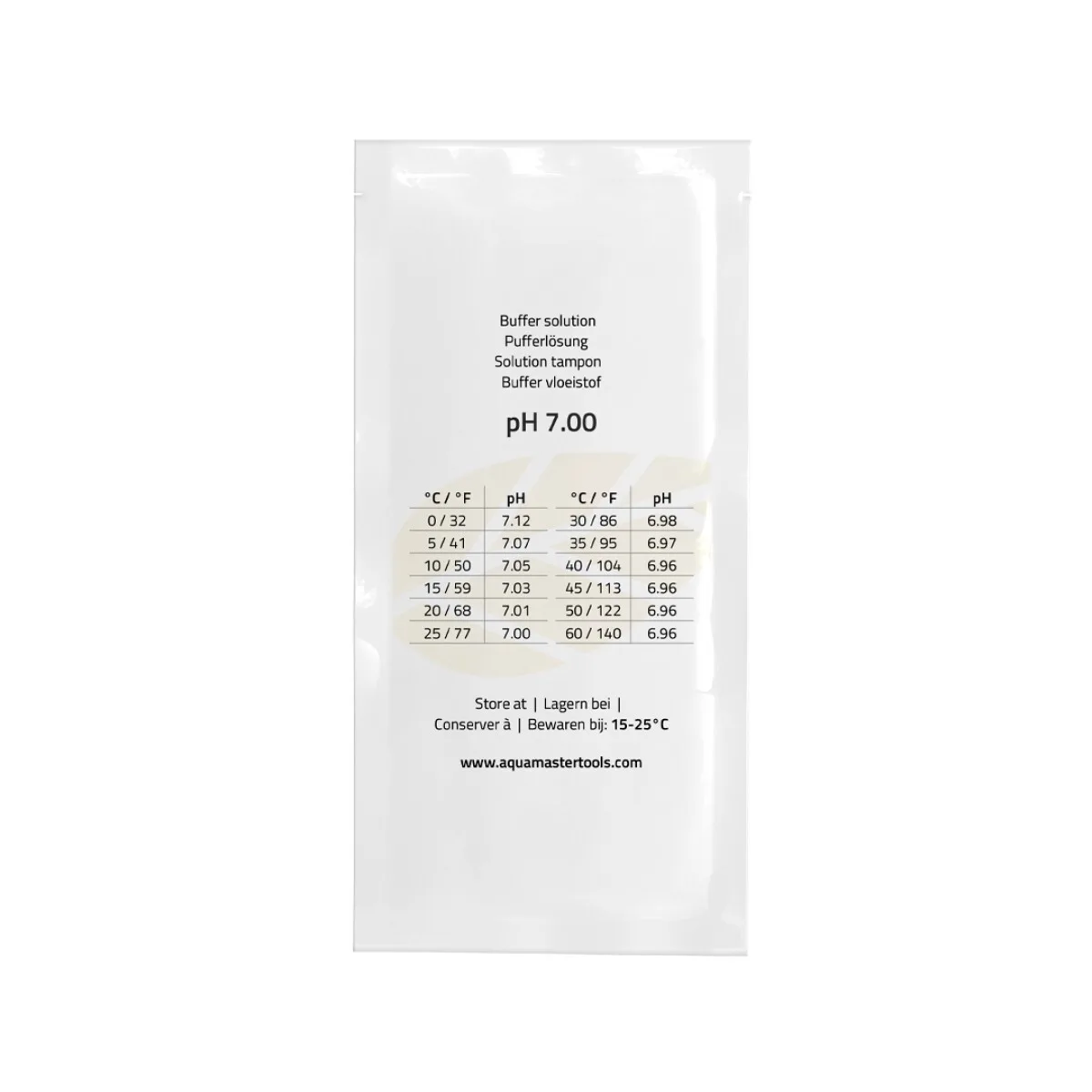 Solución de calibración pH 7,00 sobre 20 ml - AQUAMASTER