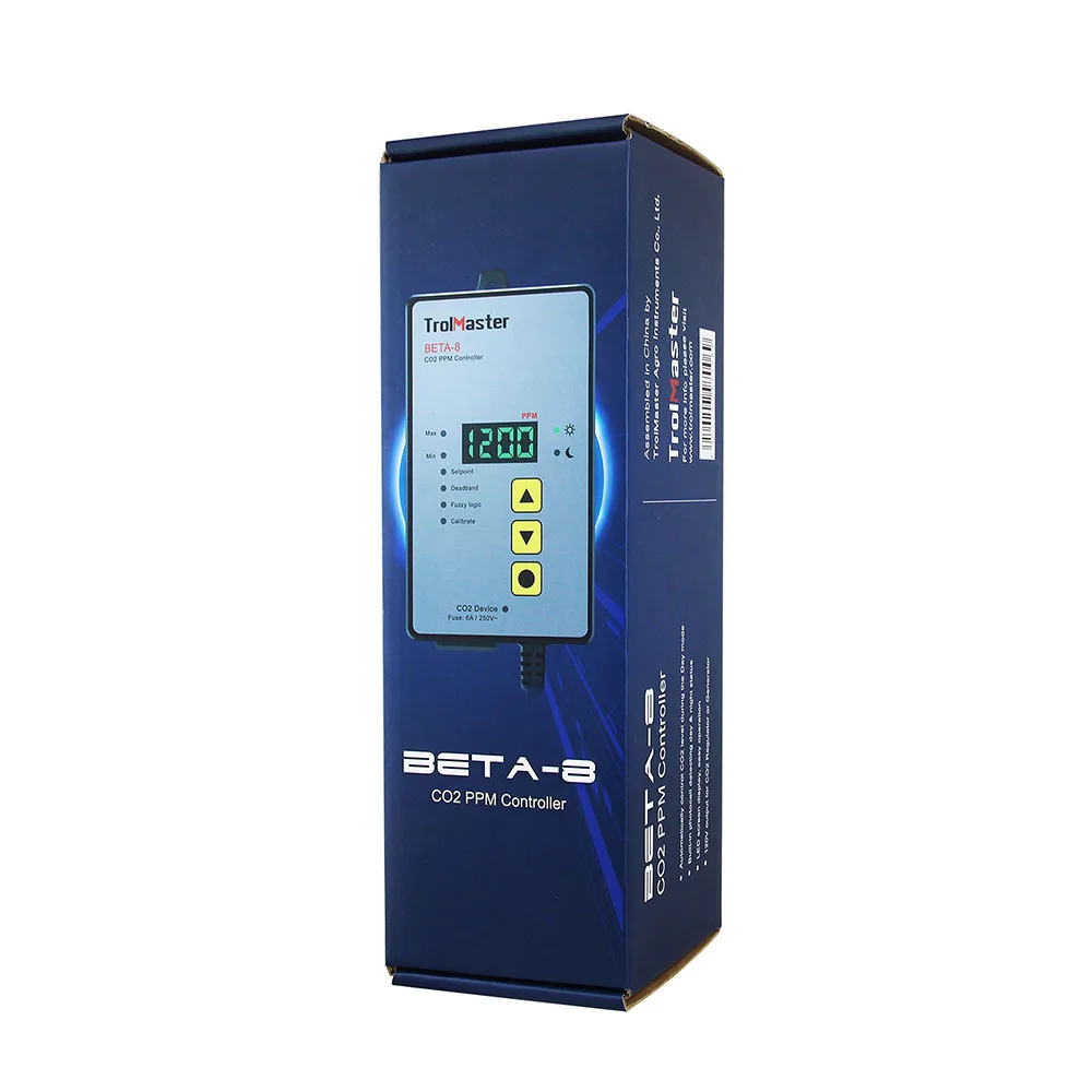 (BETA-8) Controlador digital co2 ppm para regulador y generador - Trolmaster