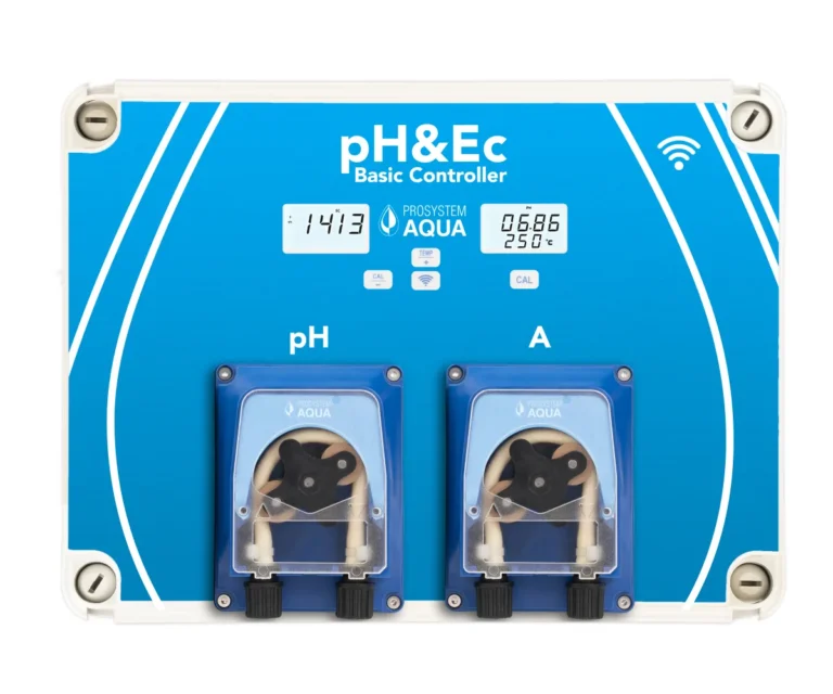 Controlador automático básico de pH & Ec con conectividad WiFi ProSystem Aqua - PROSYSTEM AQUA