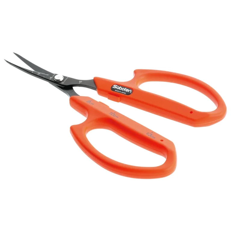 Tijeras curva con punta afilada naranja Saboten - SABOTEN