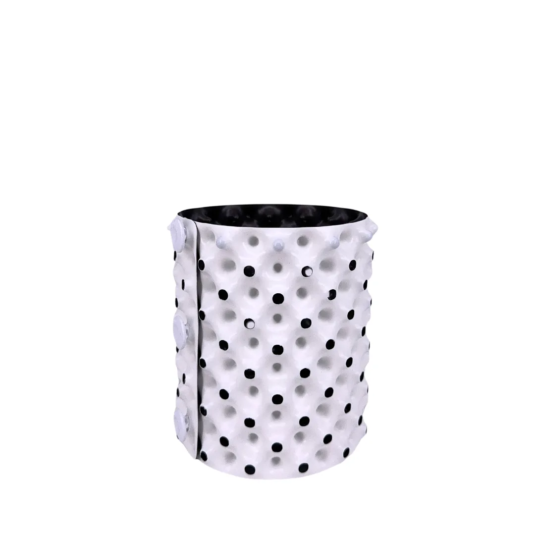 Maceta redonda white outside/black inside 1,5 L Root Plus - ROOT PLUS