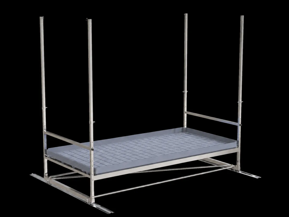 Single-tier Track Rolling Growing Rack 1,2x2,4m Vdl - VDL