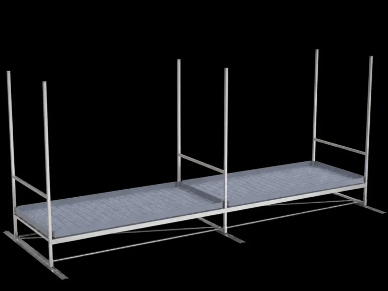 Single-tier Track Rolling Growing Rack 1,2x 4,8m Vdl - VDL