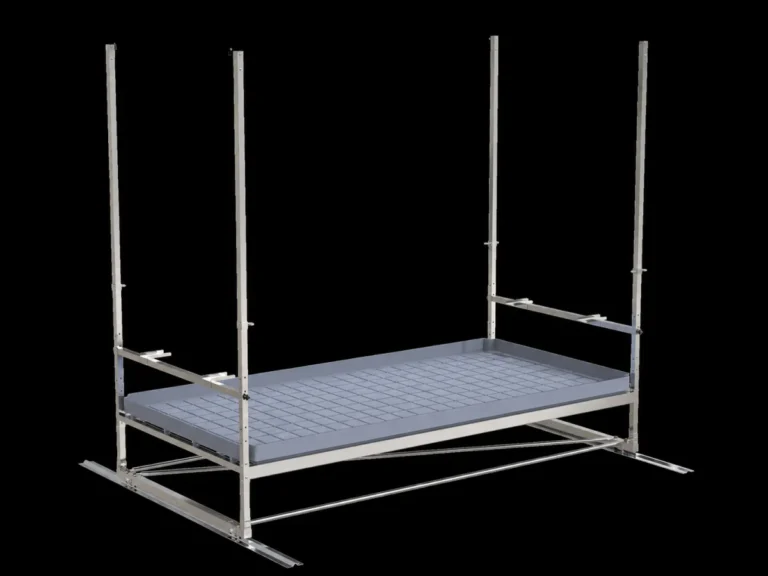 Single-tier Track Rolling Growing Rack+top light bars 1,2x2,4m Vdl - VDL