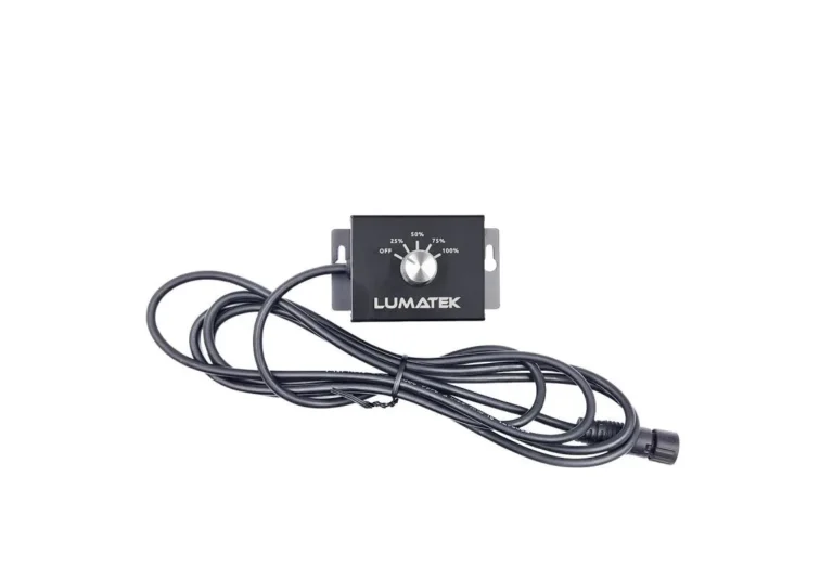 Regulador de intensidad LED de 3 pines con cable de 2,5 m Lumatek - LUMATEK