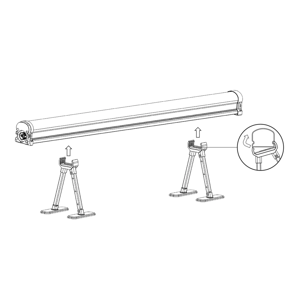 Stands ajustables Under Canopy LED Faven - Faven