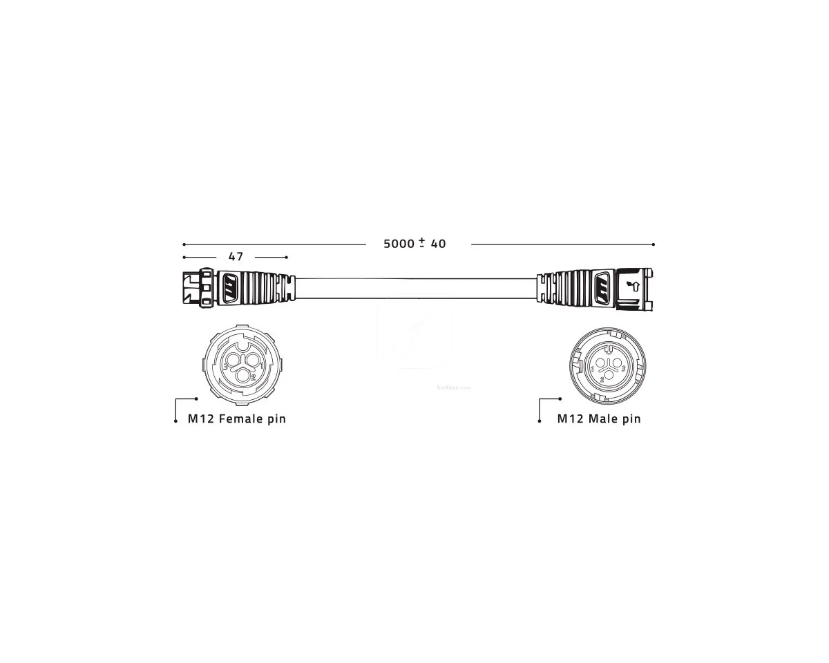 Cables de extensión 5 m Driver Remote Zeus (2 uds) - LUMATEK