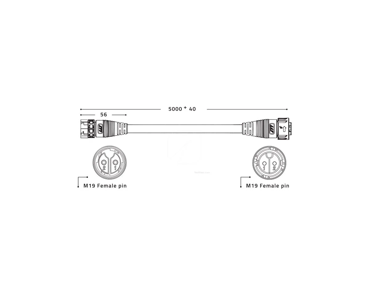 Cables de extensión 5 m Driver Remote Zeus (2 uds) - LUMATEK
