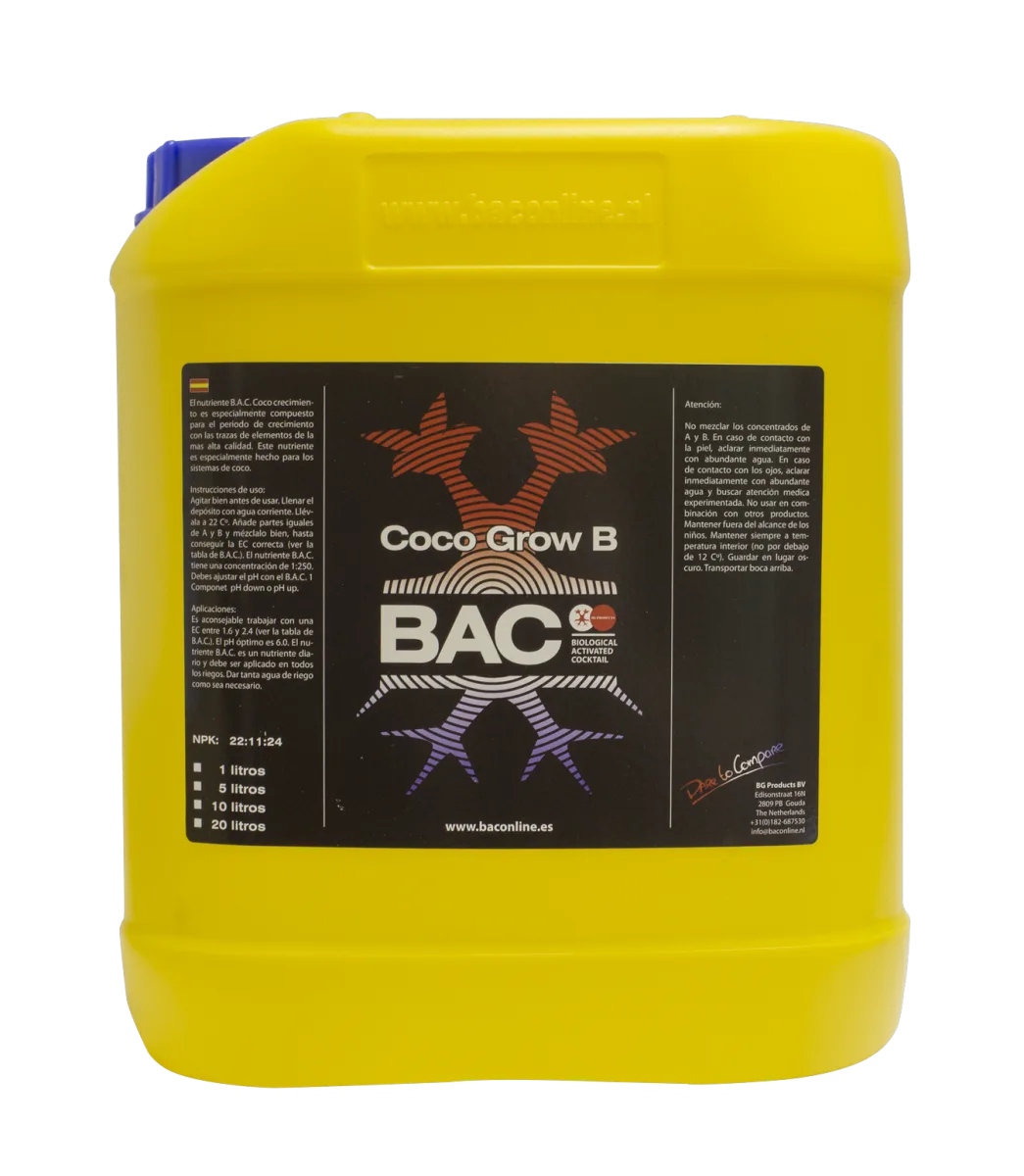 Coco B Grow 5 L BAC - BAC
