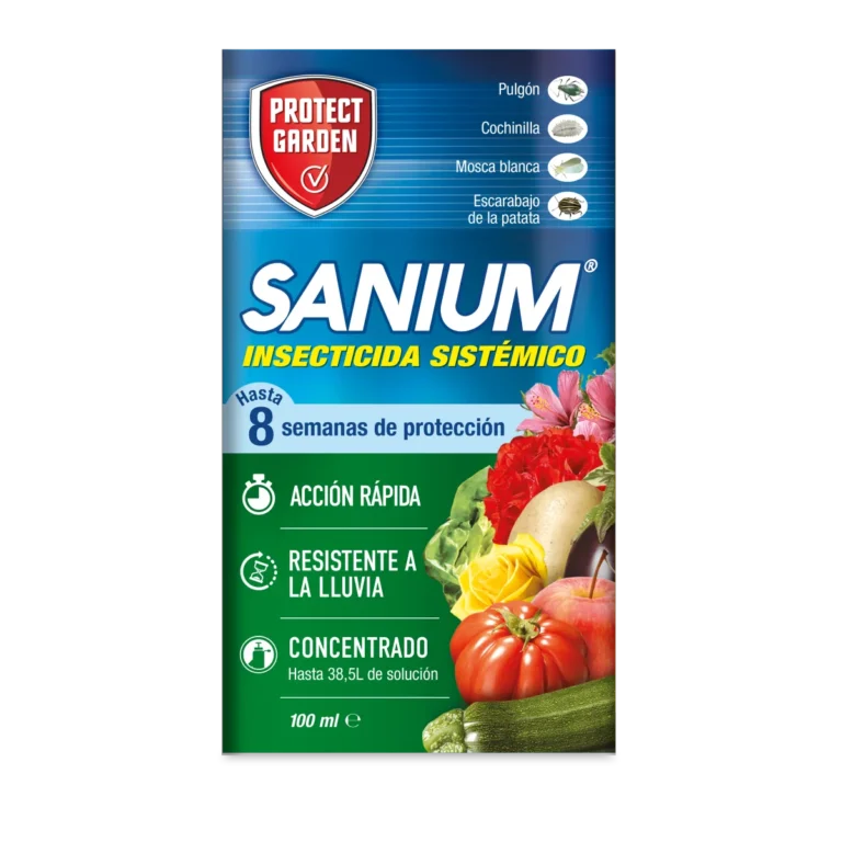 Insecticida sistémico 100ml Sanium - PROTECT GARDEN