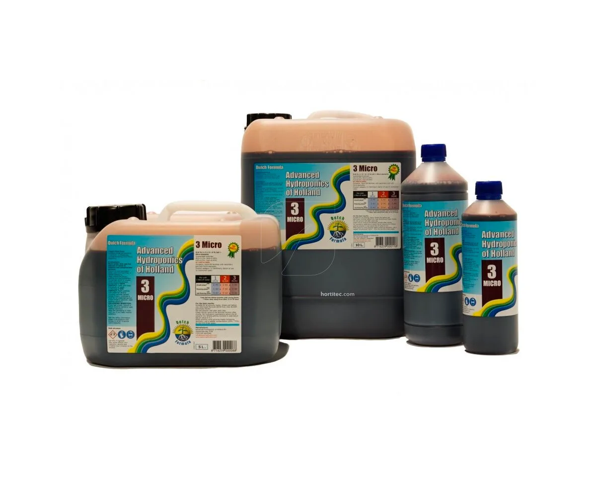 Dutch Formula Micro 3 0.25 L - Advance hydroponics of holland