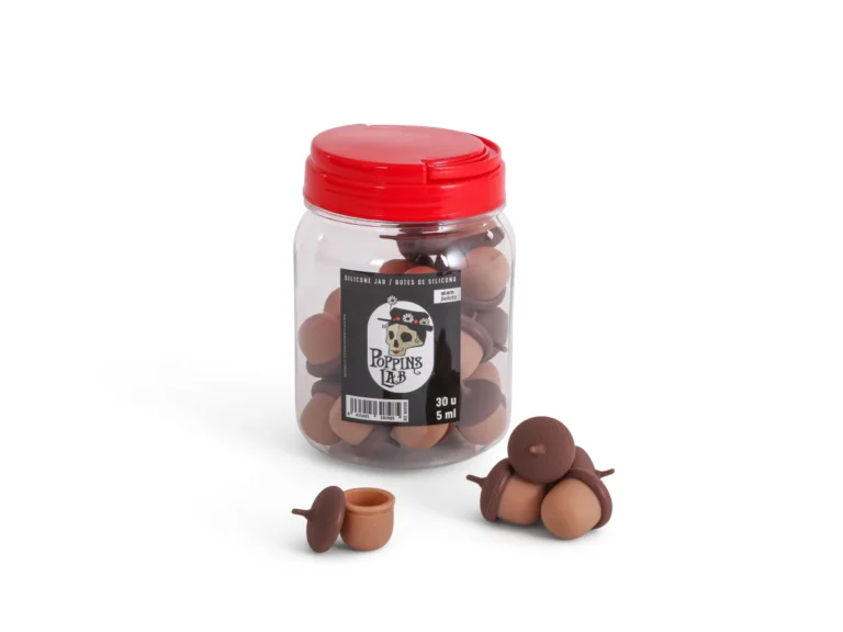 Botes silicona bellota 5 ml (display 30 u) Poppins Lab - POPPINS LAB