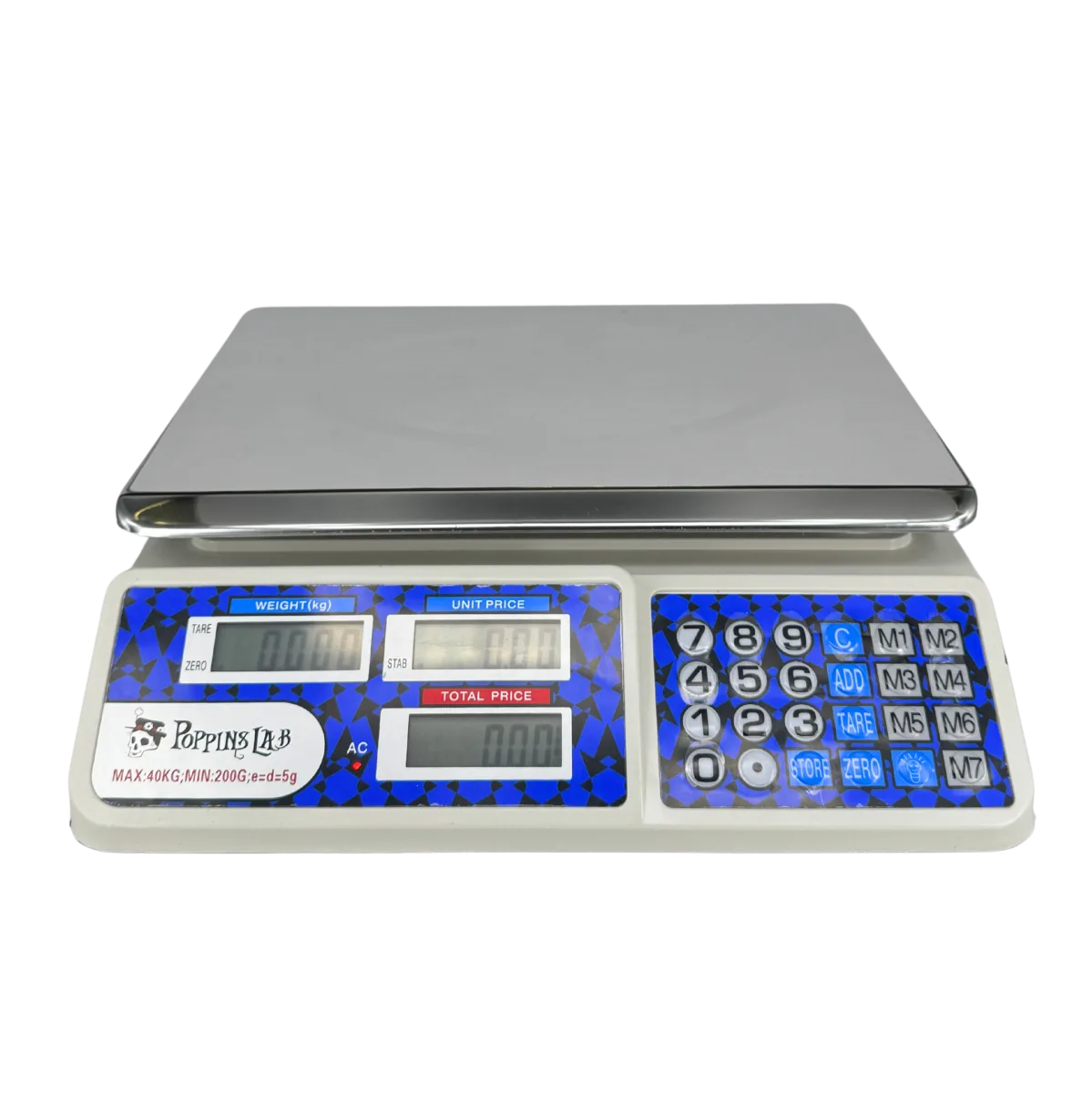 Báscula Digital Poppins Lab 200g–40kg - POPPINS LAB