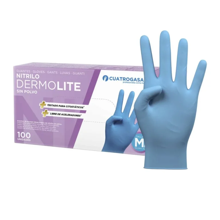 Guantes nitrilo azul 3,5 talla M - Varios