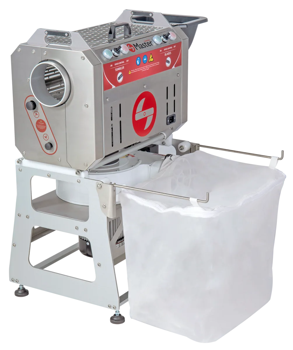 Peladora con reguladores MT Tumbler 200 PRO Master Trimmers - MASTER PRODUCTS