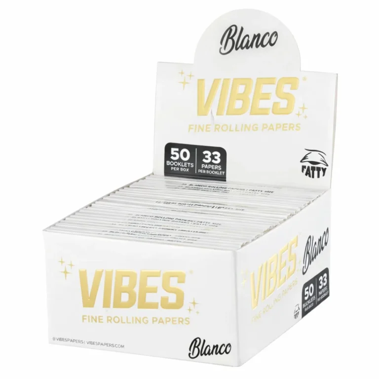 VIBES Papeles De Liar Fatty Blanco Ultra Ancho (50 uds/display)