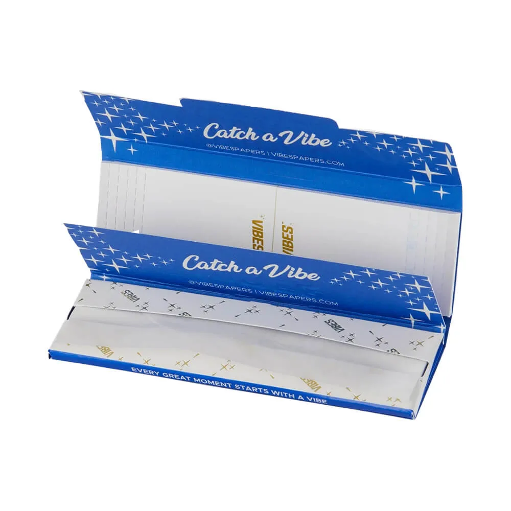 VIBES Papeles De Liar King Size Slim Con Filtros Arroz (24 uds/display)