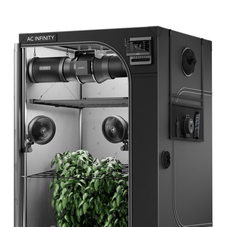Kit de cultivo PRO 120×120×200 cm con Controller AI+ (8 plantas)