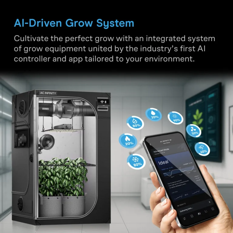 Kit de cultivo AI+ 90×90×180 cm (3 plantas)