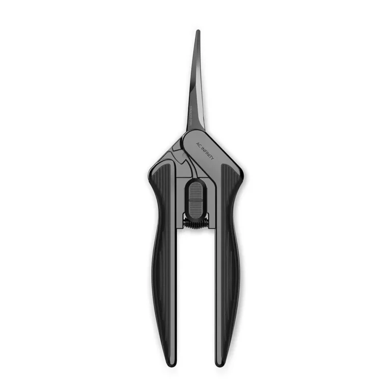 Tijeras de cosecha de acero inoxidable, hoja curva 16,7 cm