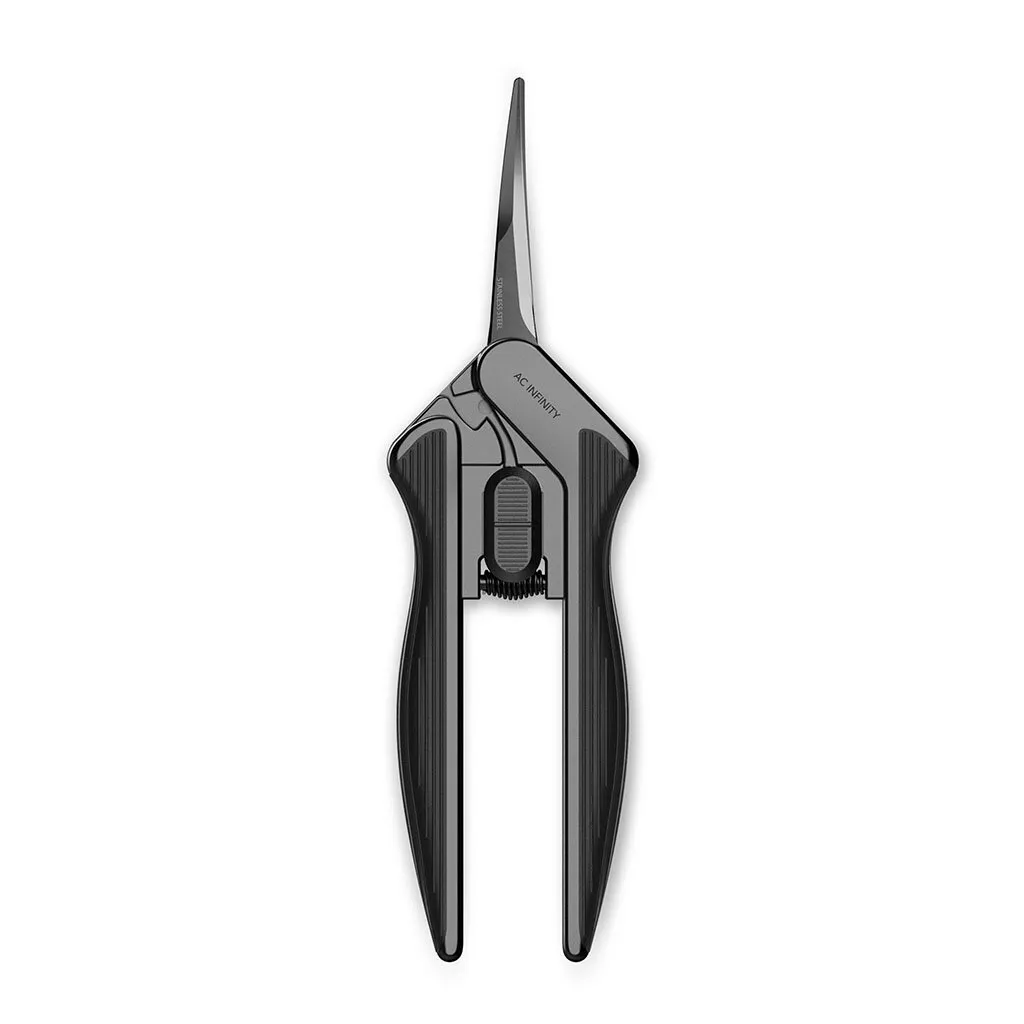 Tijeras de cosecha de acero inoxidable, hoja curva 16,7 cm