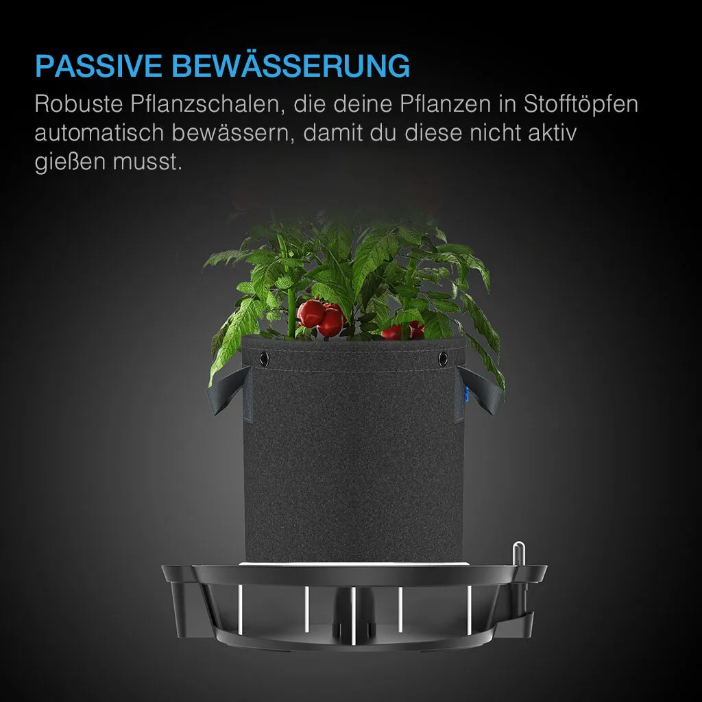 Base de autorriego para macetas de 26,5 L (pack de 4)