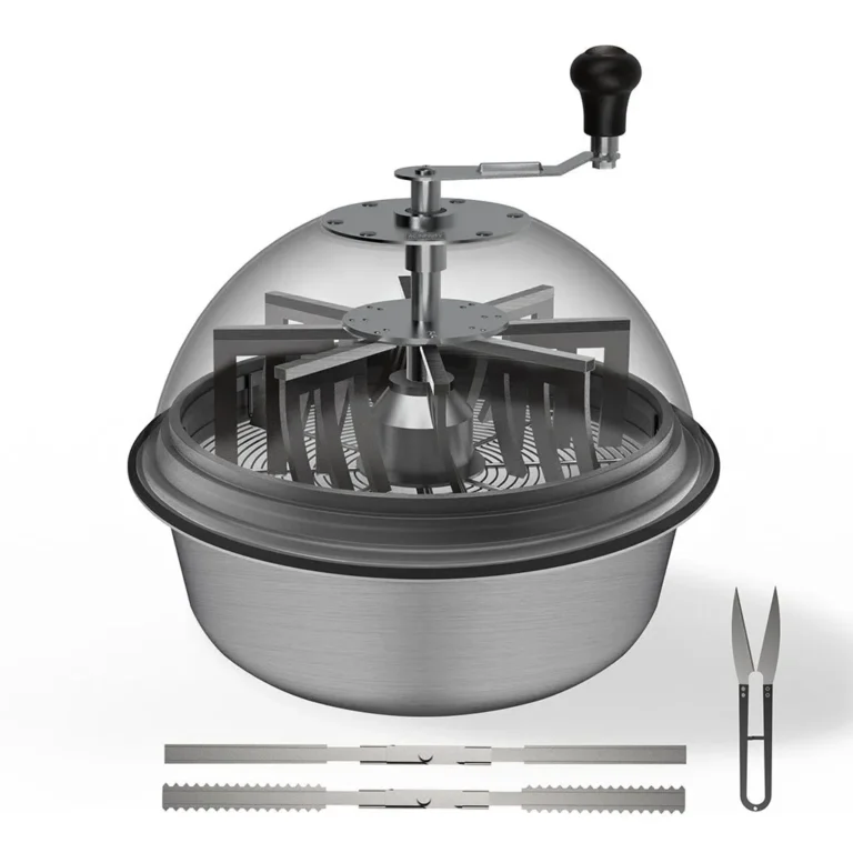Recortadora giratoria manual de cogollos – bandeja 43 cm