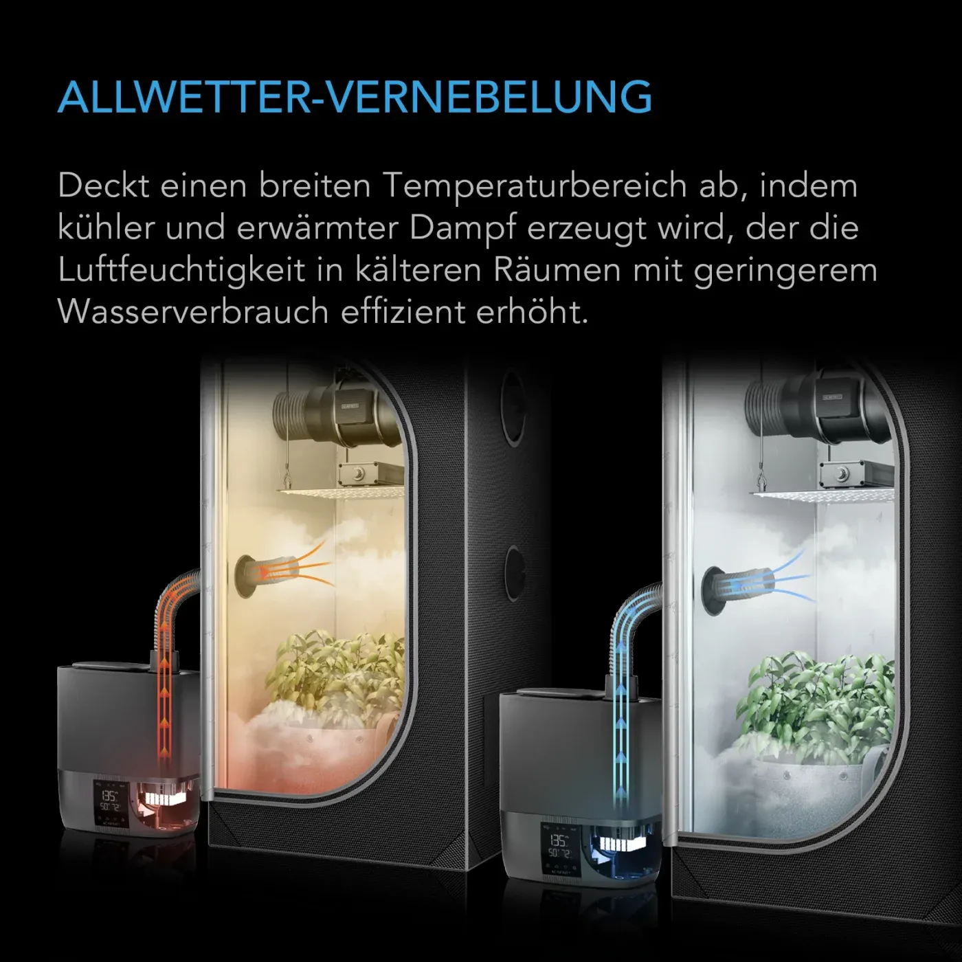 CLOUDFORGE T5 – Humidificador inteligente 9 L