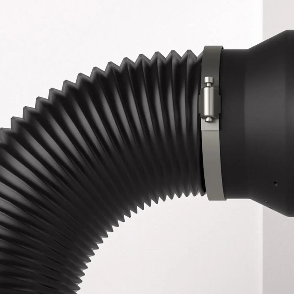 Abrazadera de acero inoxidable para conducto 100 mm (pack de 2)