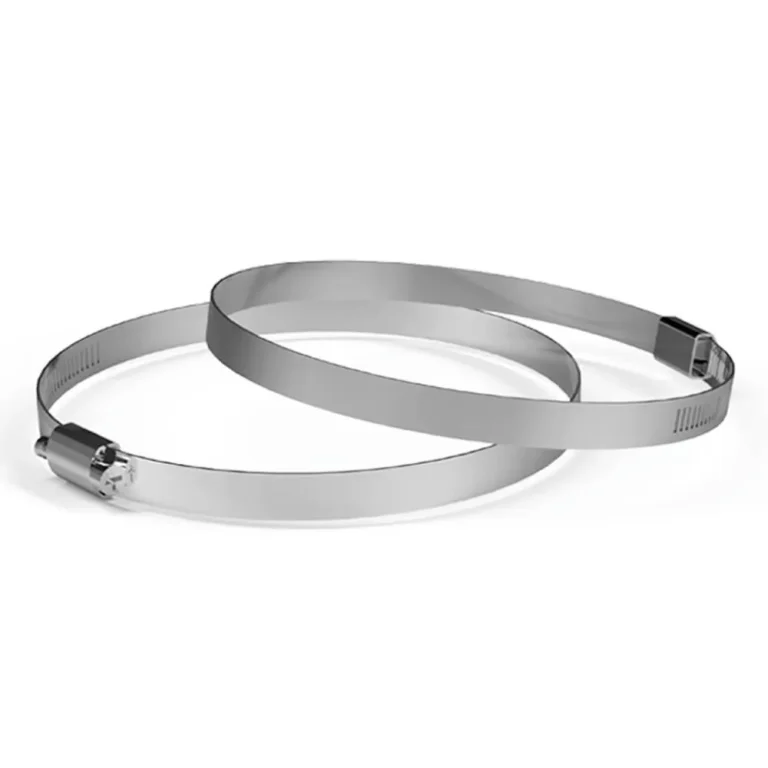 Abrazadera de acero inoxidable para conducto 200 mm (pack de 2)