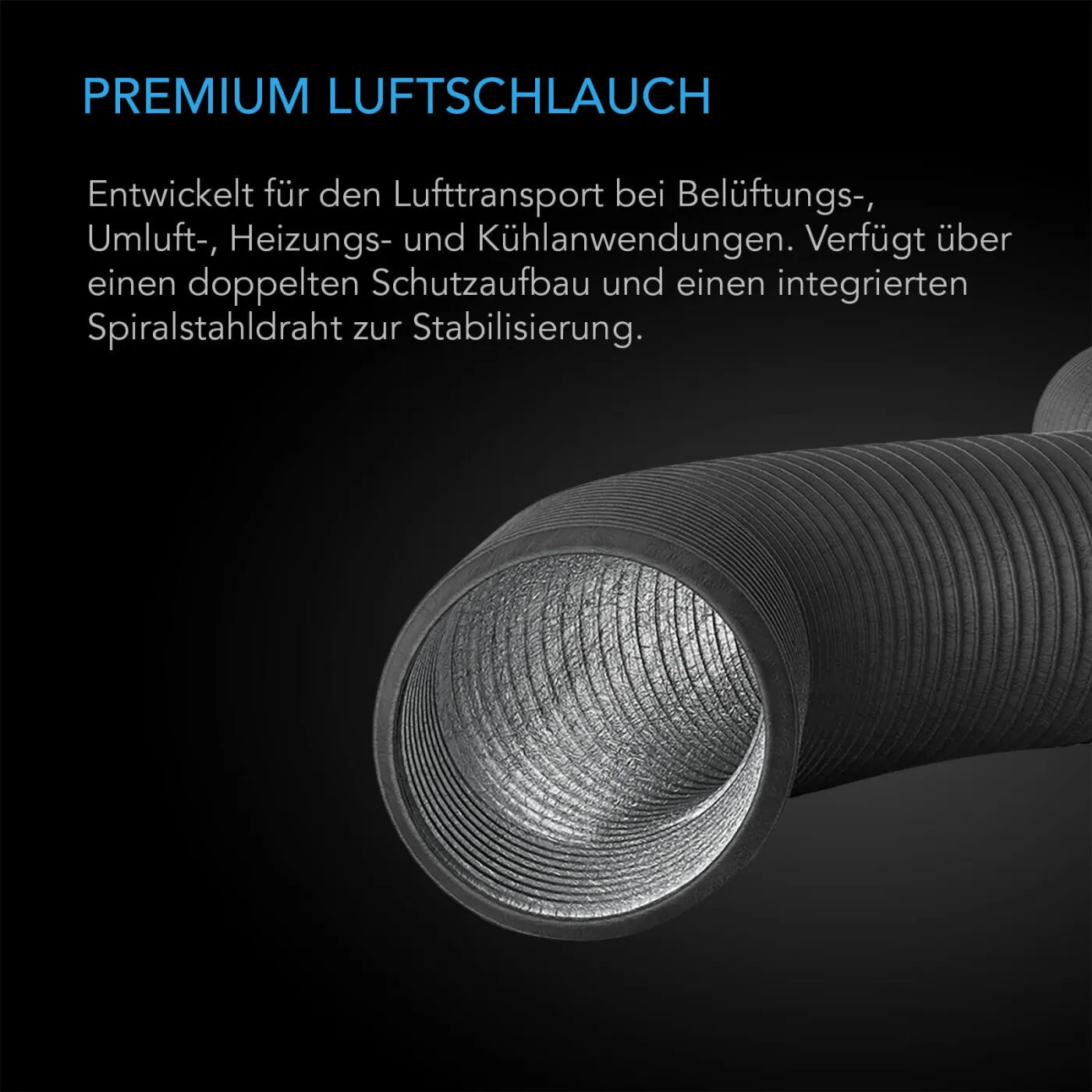 Conducto flexible de 4 capas 250 mm – 7,62 m