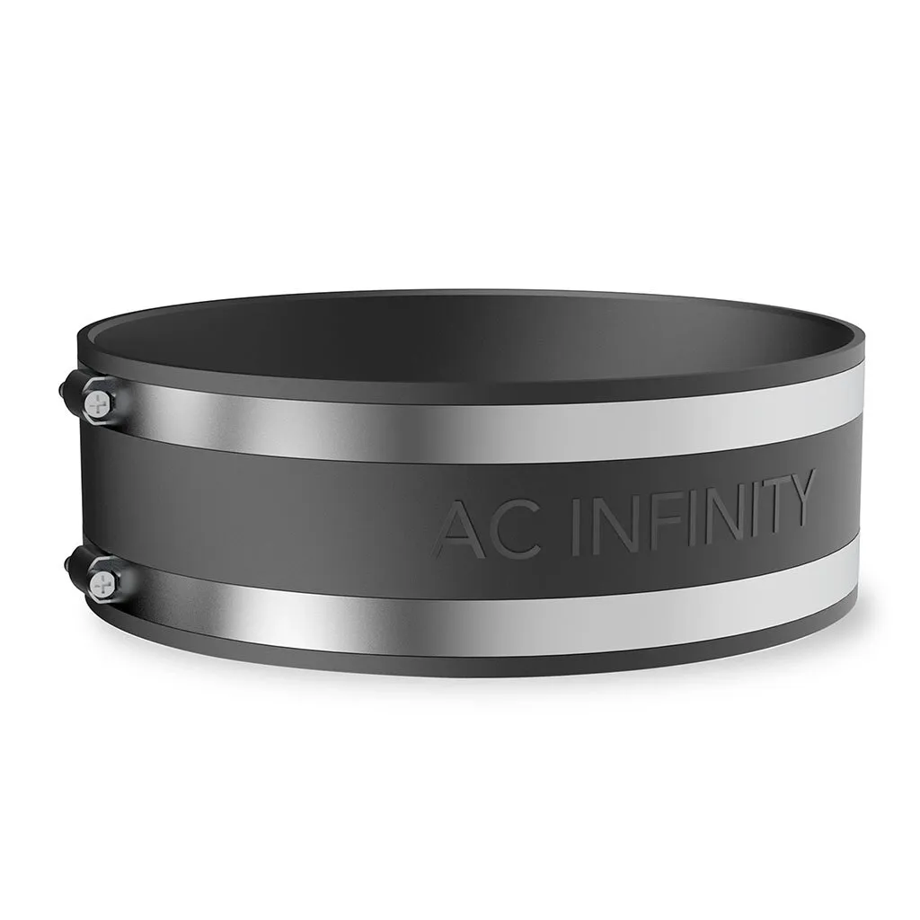 Abrazadera de goma antirruido para conducto 200 mm