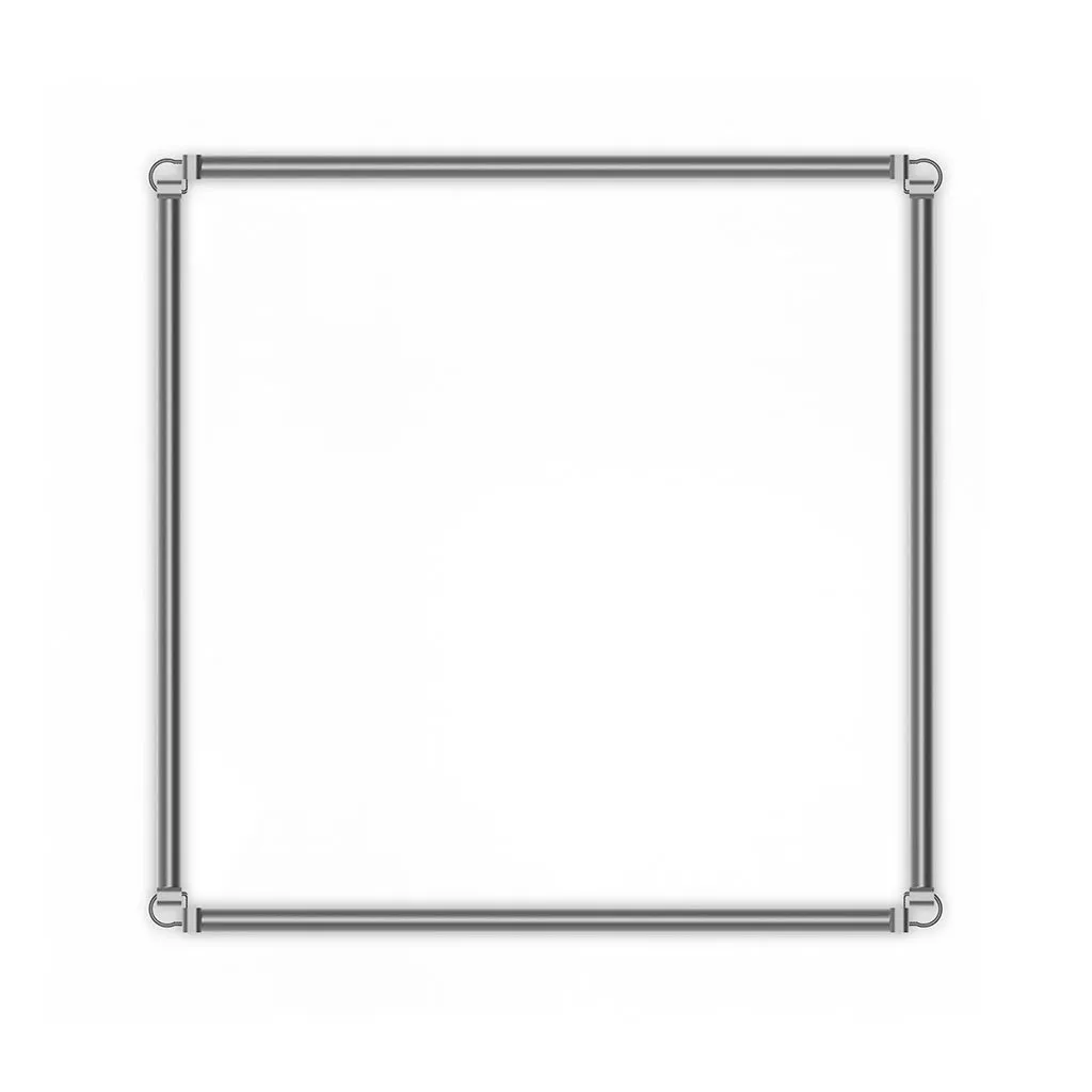 Barras de refuerzo y montaje para armario de cultivo 60×60 cm